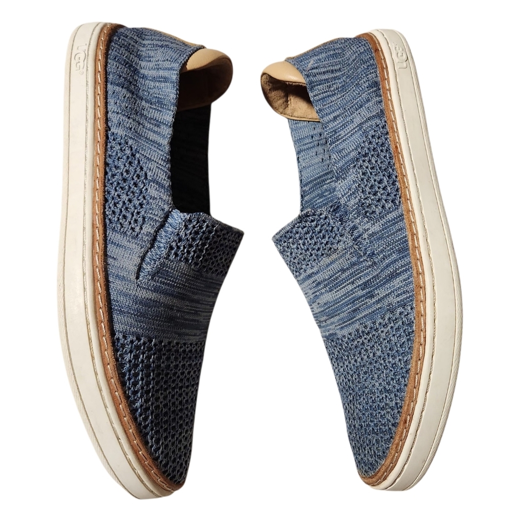 UGG Sammy Cushioned Slip-On Sneakers Women’s Sz 7 Blue Heather Loafers Comfort